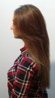 Градуированная стрижка на длинных густых волосах Стрижка модельная (женская),