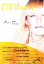 Москва. Академия Шварцкопф; Страсть к форме. 2012 