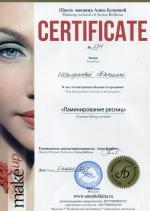 Москва. Школа макияжа Анны Белкиной; 