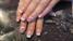  Наращивание ногтей "Френч" - гель (на формы), Художественная роспись цветными гелями (1 ноготь),