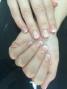  Маникюр женский (без покрытия), Покрытие ногтей "ШЕЛЛАК" (Френч), Художественная роспись цветными гелями (1 ноготь),